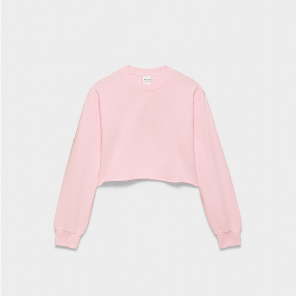 Aritzia Tops - Terry Sweatfleece Perfect Raw-Hem Sweatshirt